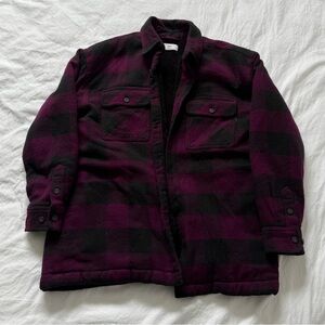 Aritzia Tna St. Moritz Fleece Lined Shirt Jacket